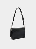 Bolso Bandolera Liso Con Solapa