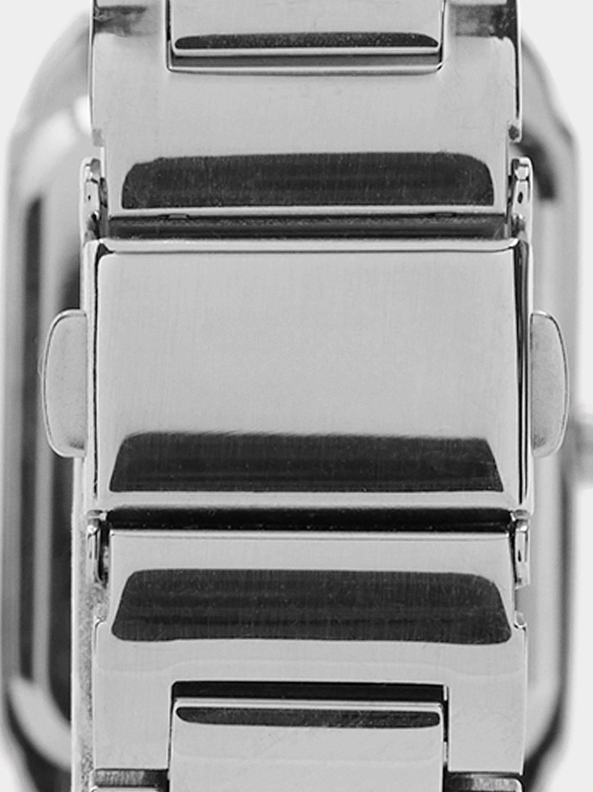 Reloj Rectangular Pulsera De Acero Inoxidable