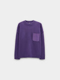 Jersey De Punto Con Bolsillo Efecto Piel