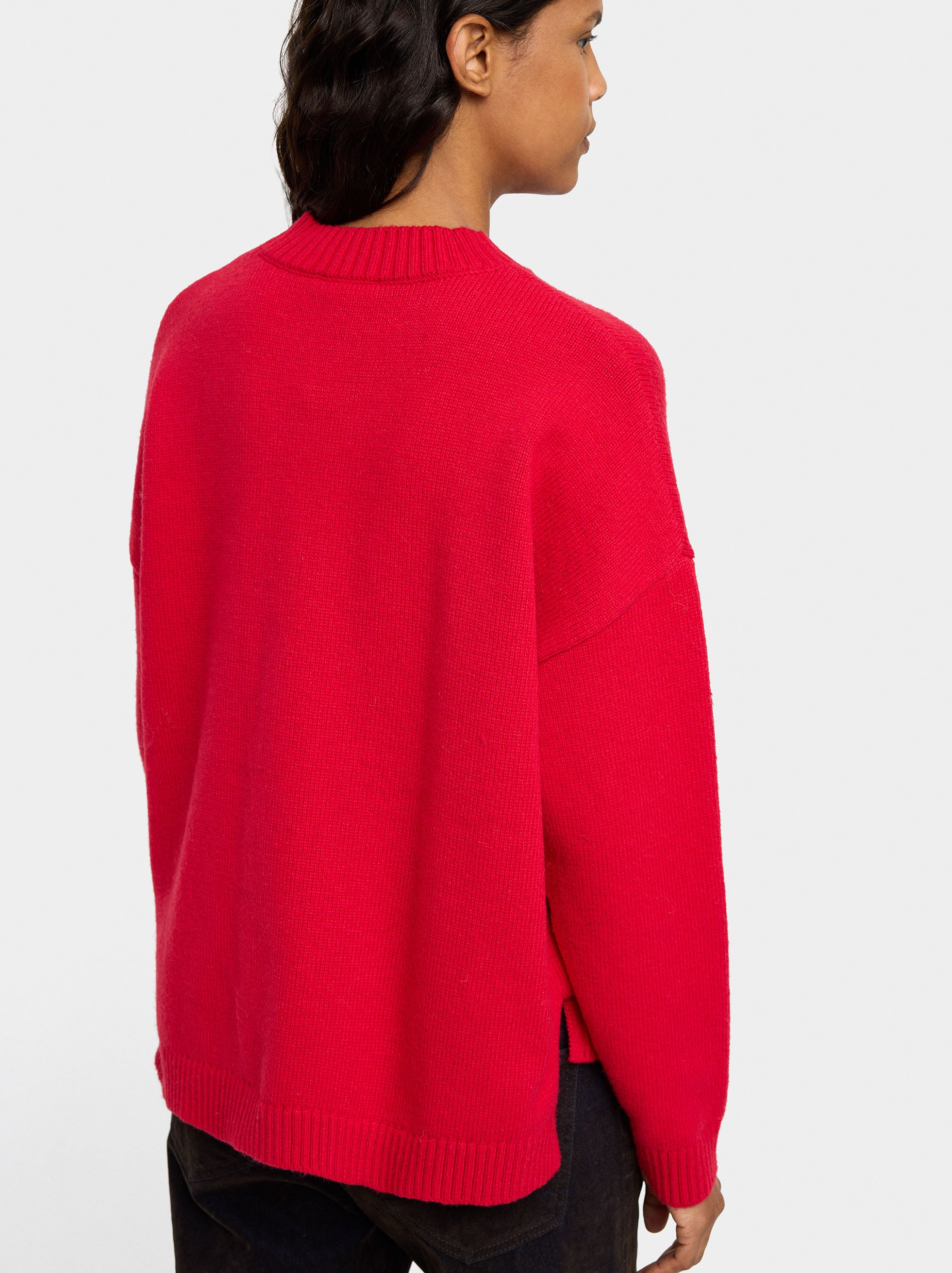 Jersey De Punto Con Bolsillo Efecto Piel