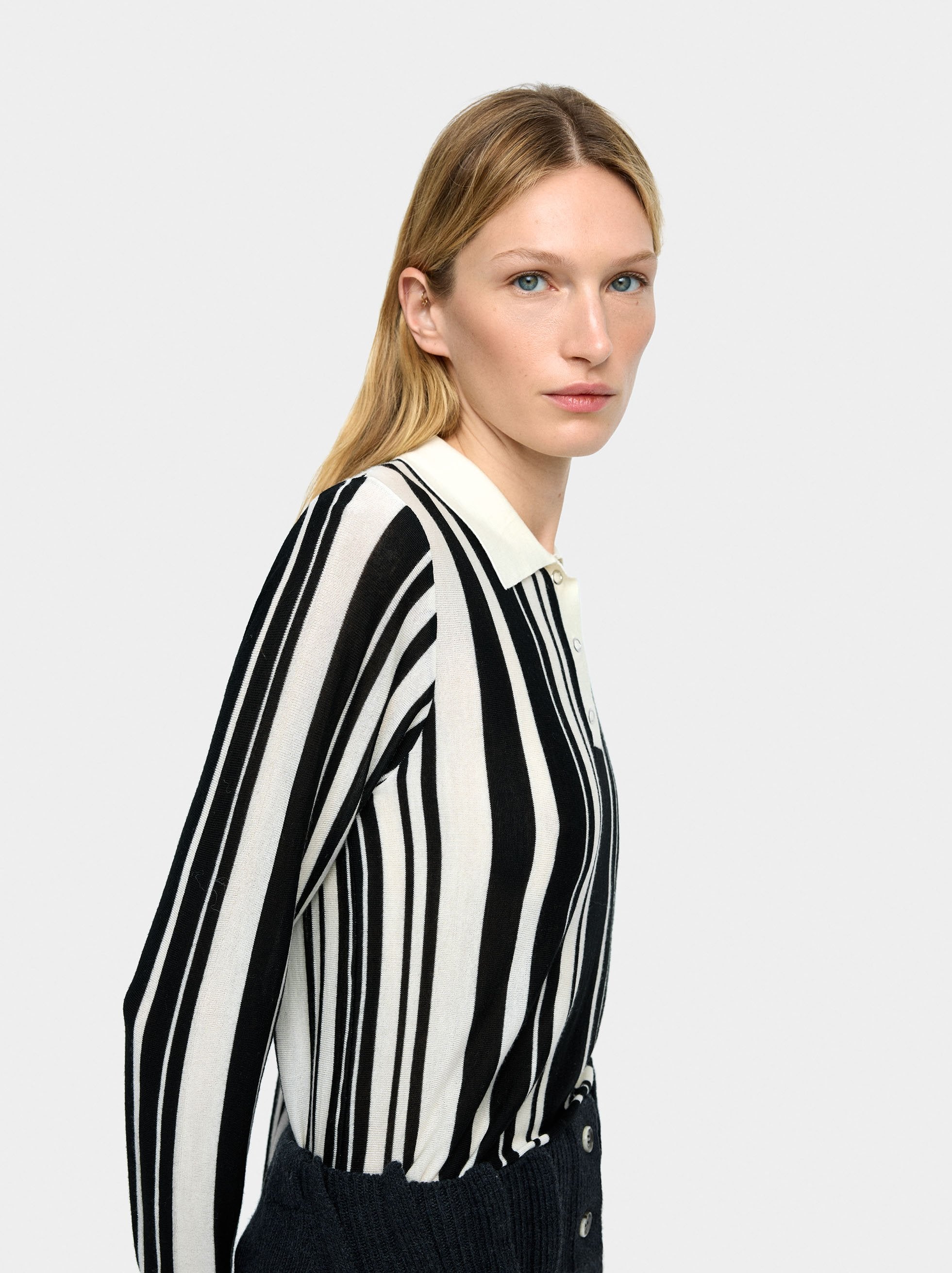 Jersey De Rayas 100% Lana