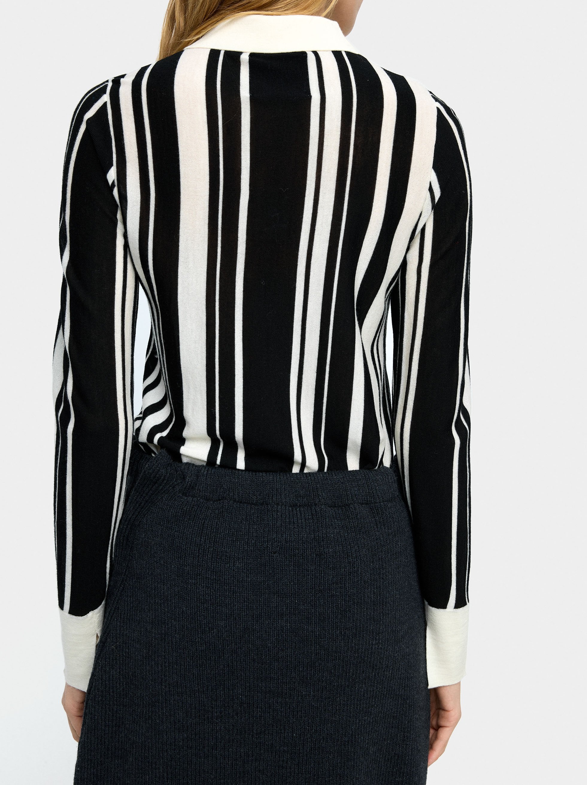 Jersey De Rayas 100% Lana