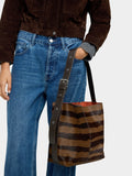 Bolso De Hombro Con Piel Estampado Animal