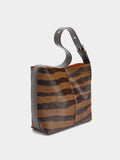 Bolso De Hombro Con Piel Estampado Animal
