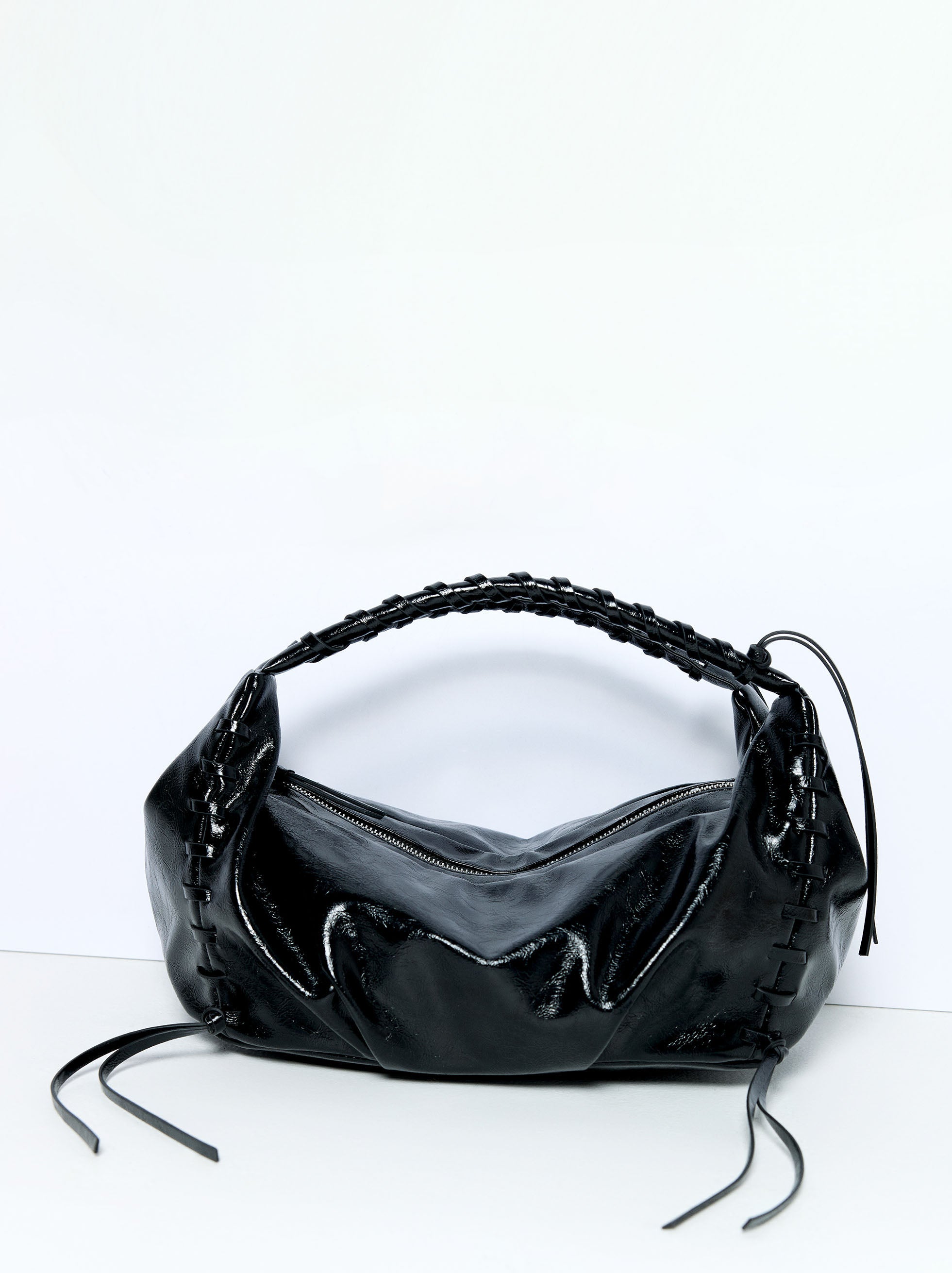 Bolso De Mano De Charol