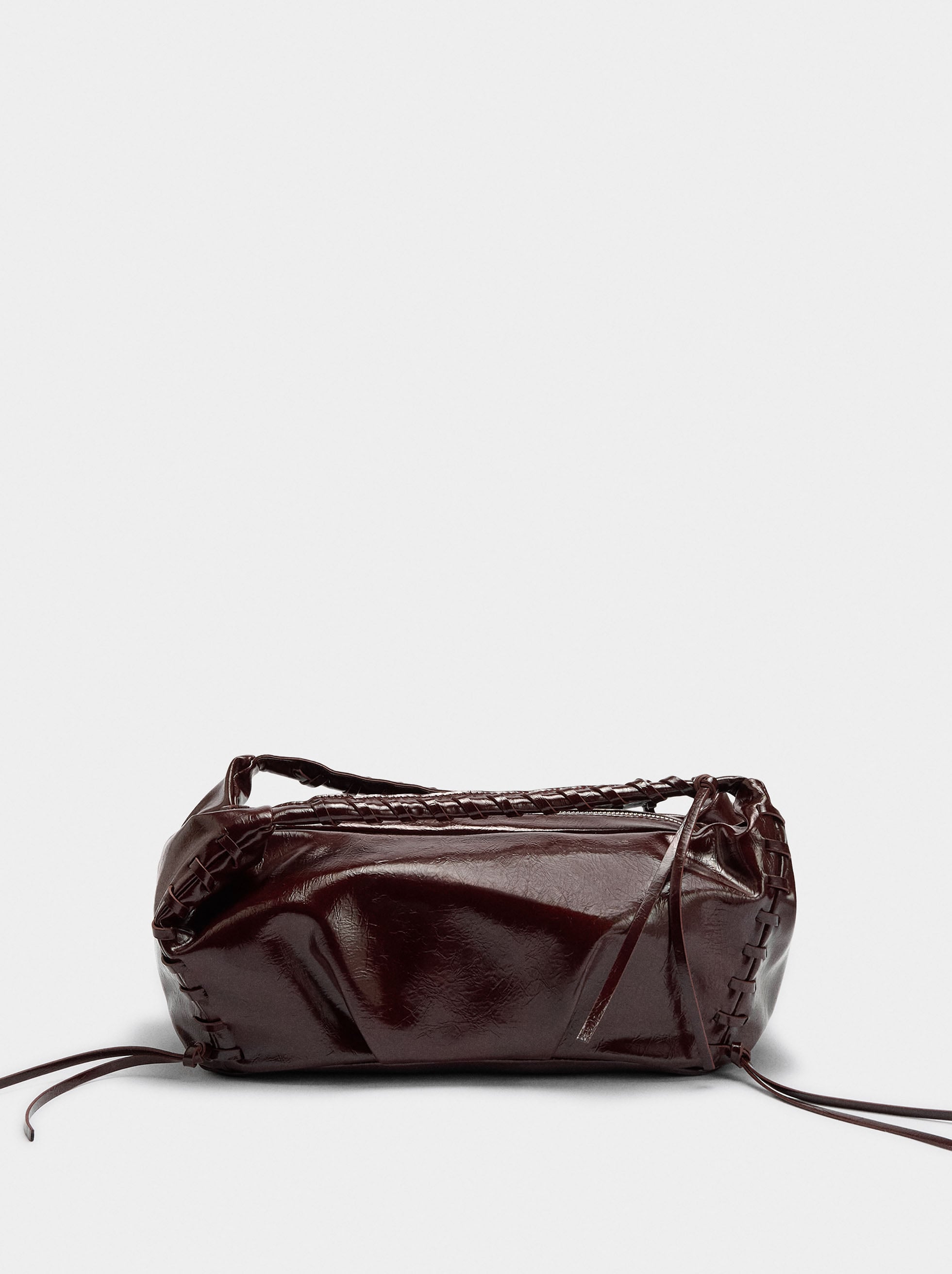 Bolso De Mano De Charol