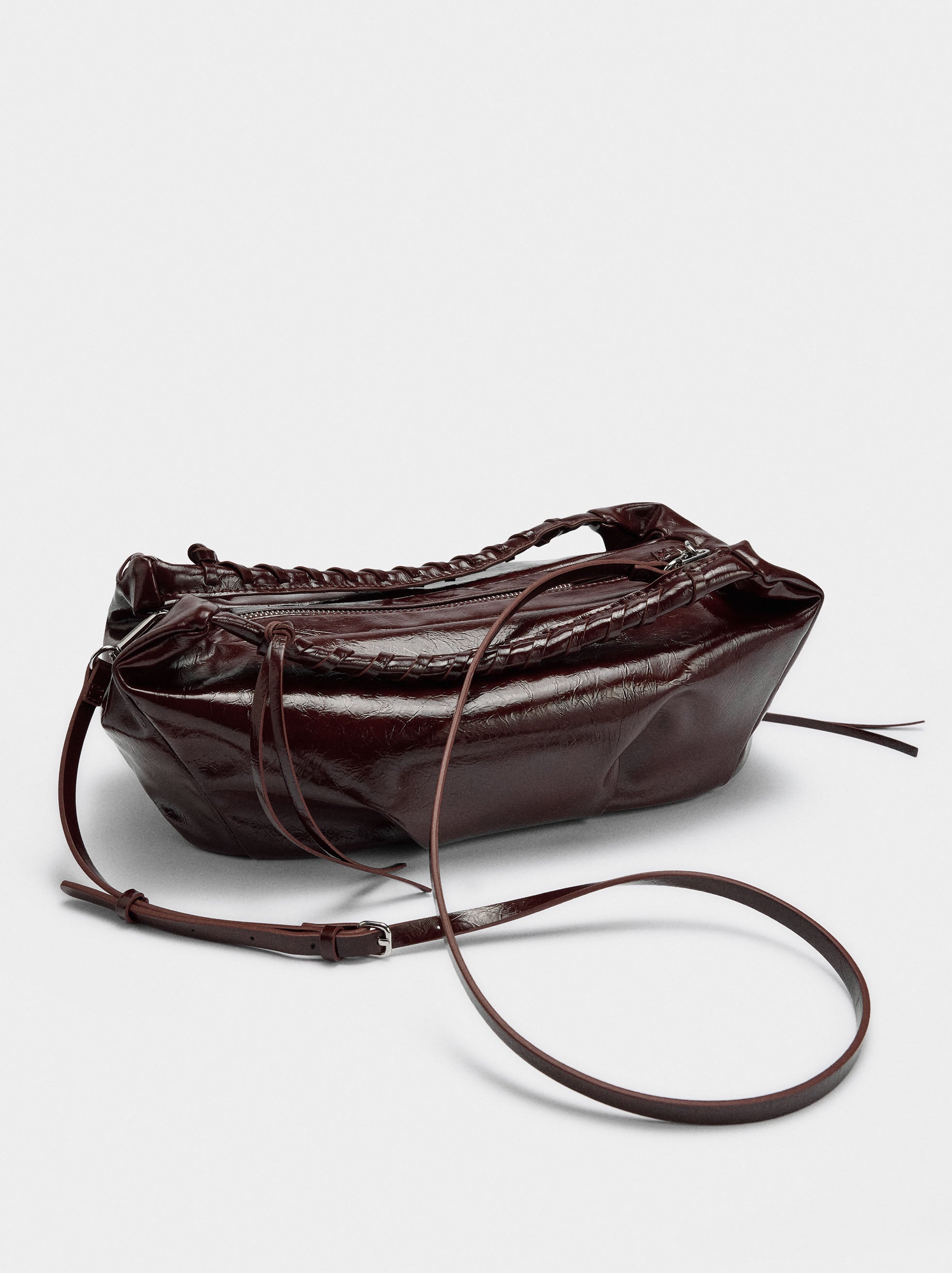 Bolso De Mano De Charol