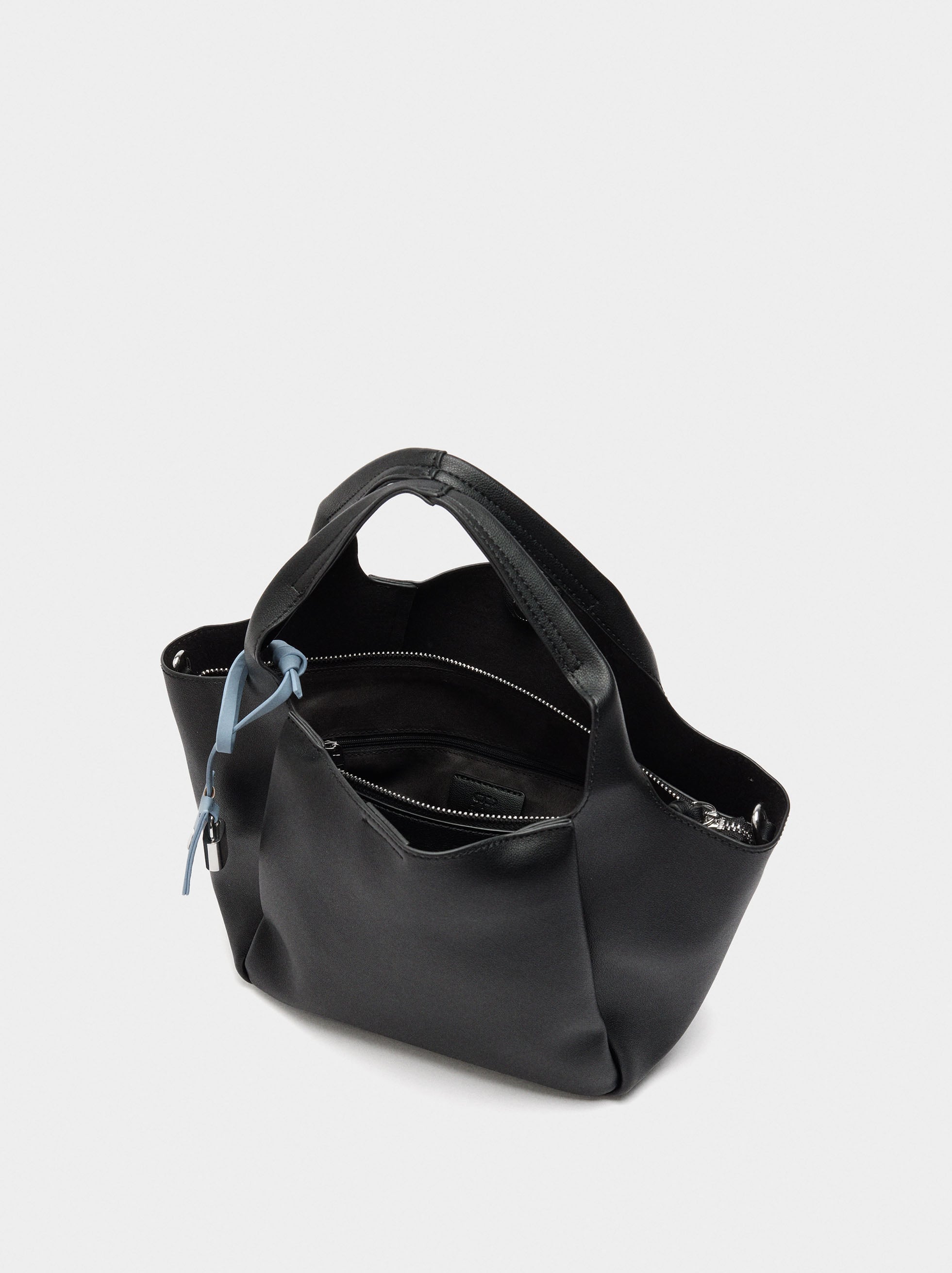 Bolso Tote Con Penduro