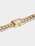Set Reloj Con Pulseras Bicolor