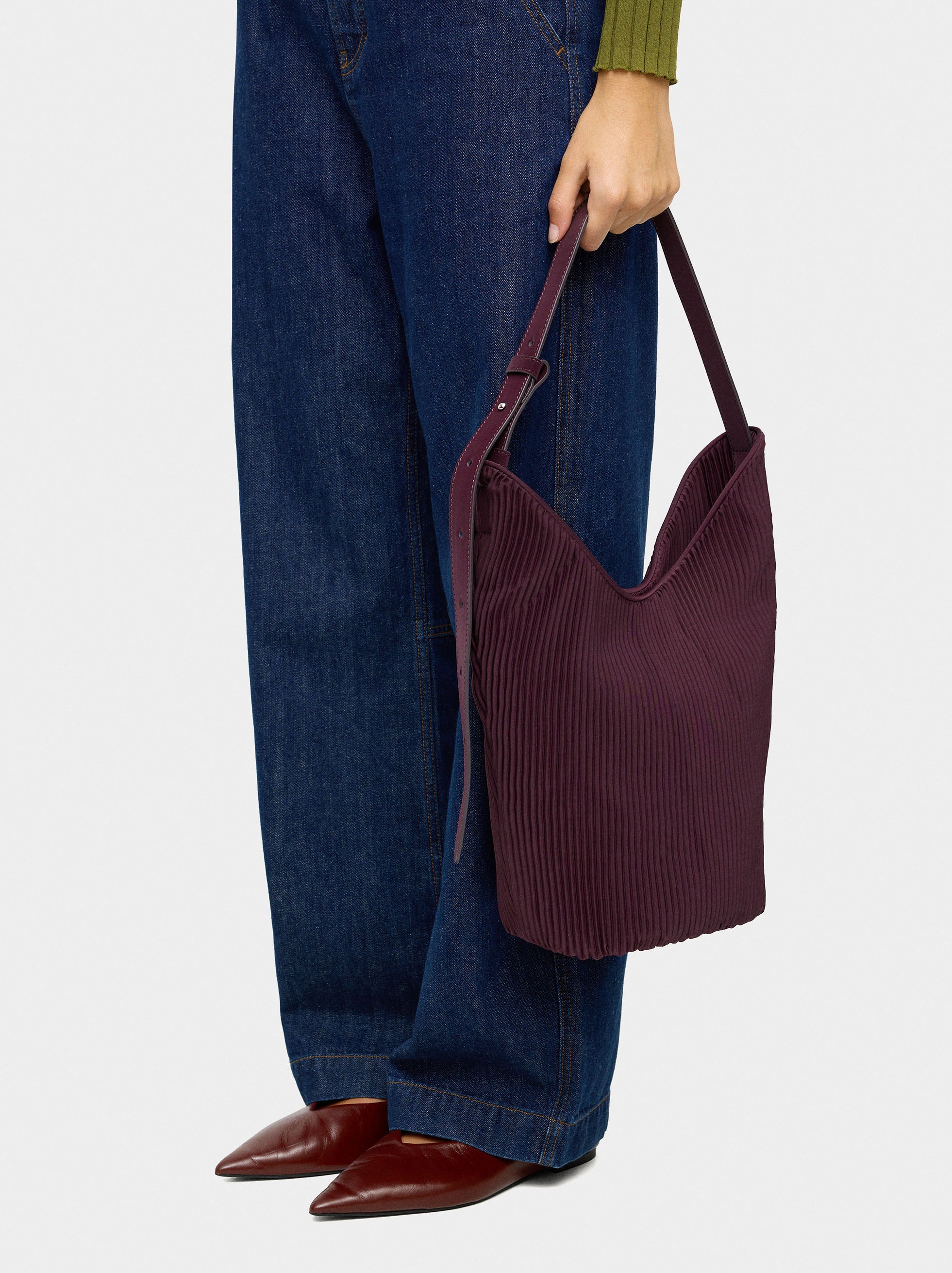 Bolso De Hombro De Nylon Bolsa Interior