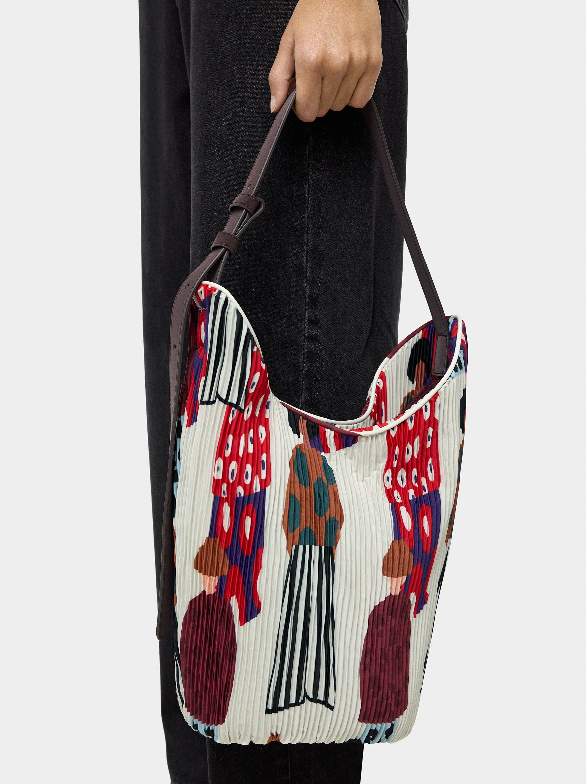 Bolso De Hombro De Nylon Bolsa Interior