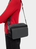 Bolso Bandolera De Nylon Con Solapa