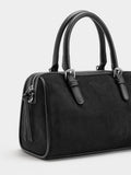 Bolso Bowling Efecto Piel L