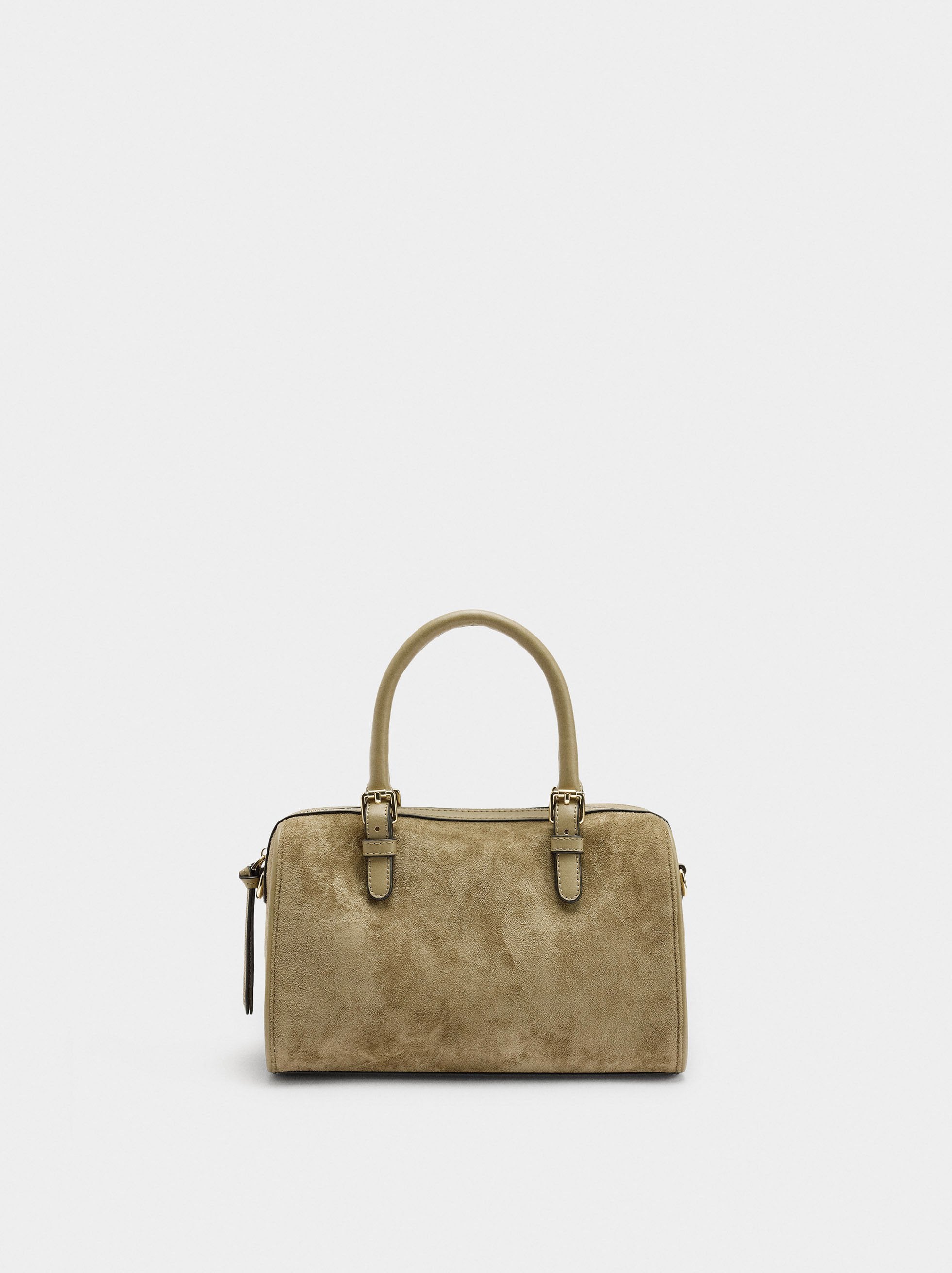 Bolso Bowling Efecto Piel L