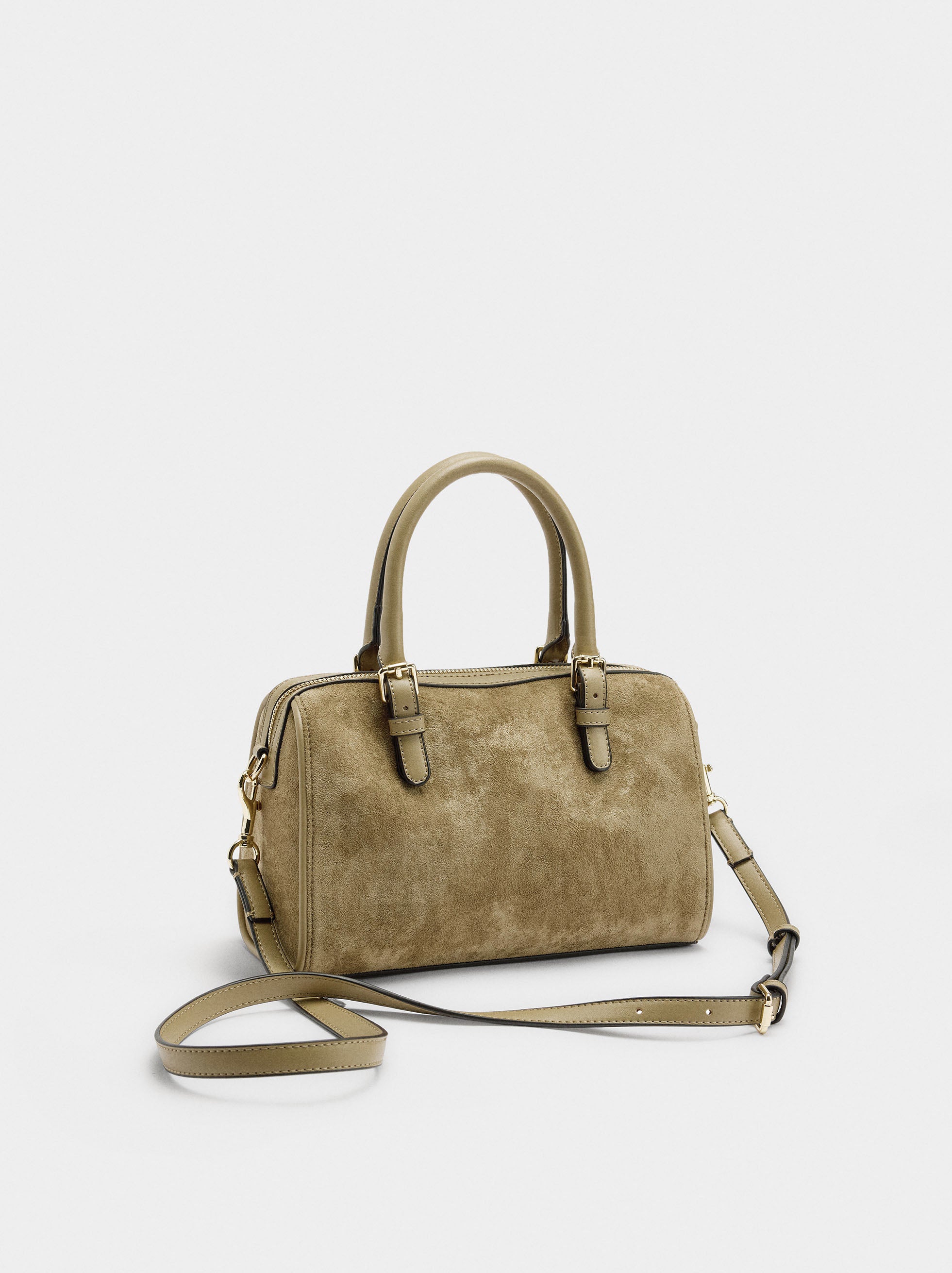 Bolso Bowling Efecto Piel L