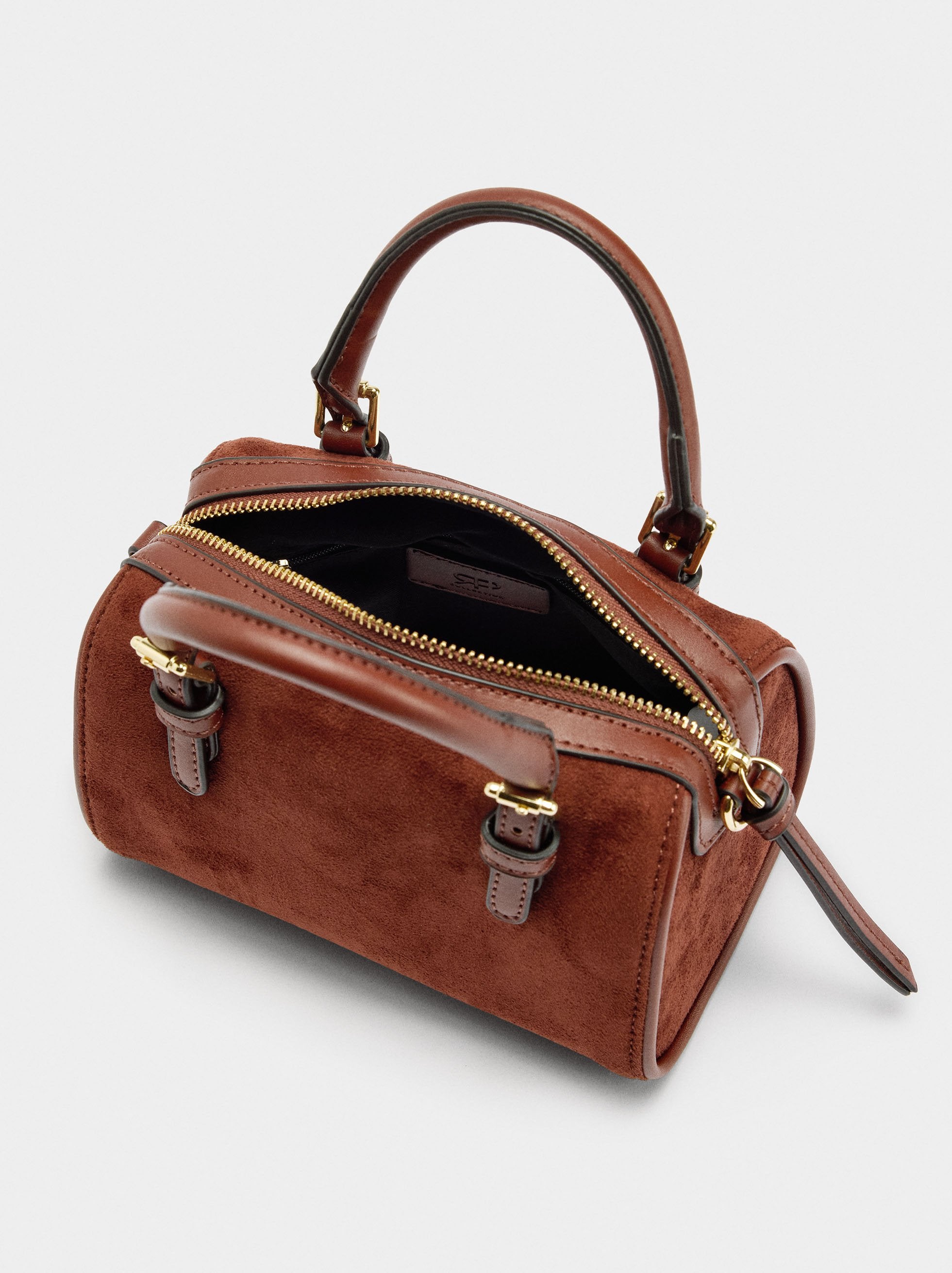 Bolso Bowling Efecto Piel S