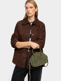 Bolso Bowling De Piel