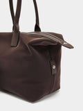Bolso Shopper De Textura Suave Con Colgante