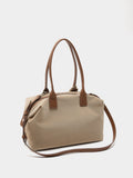 Bolso Shopper De Textura Suave Con Colgante