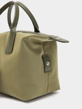 Bolso Tote Textura Suave Con Colgante