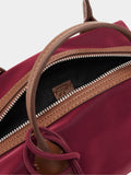 Bolso Tote Textura Suave Con Colgante
