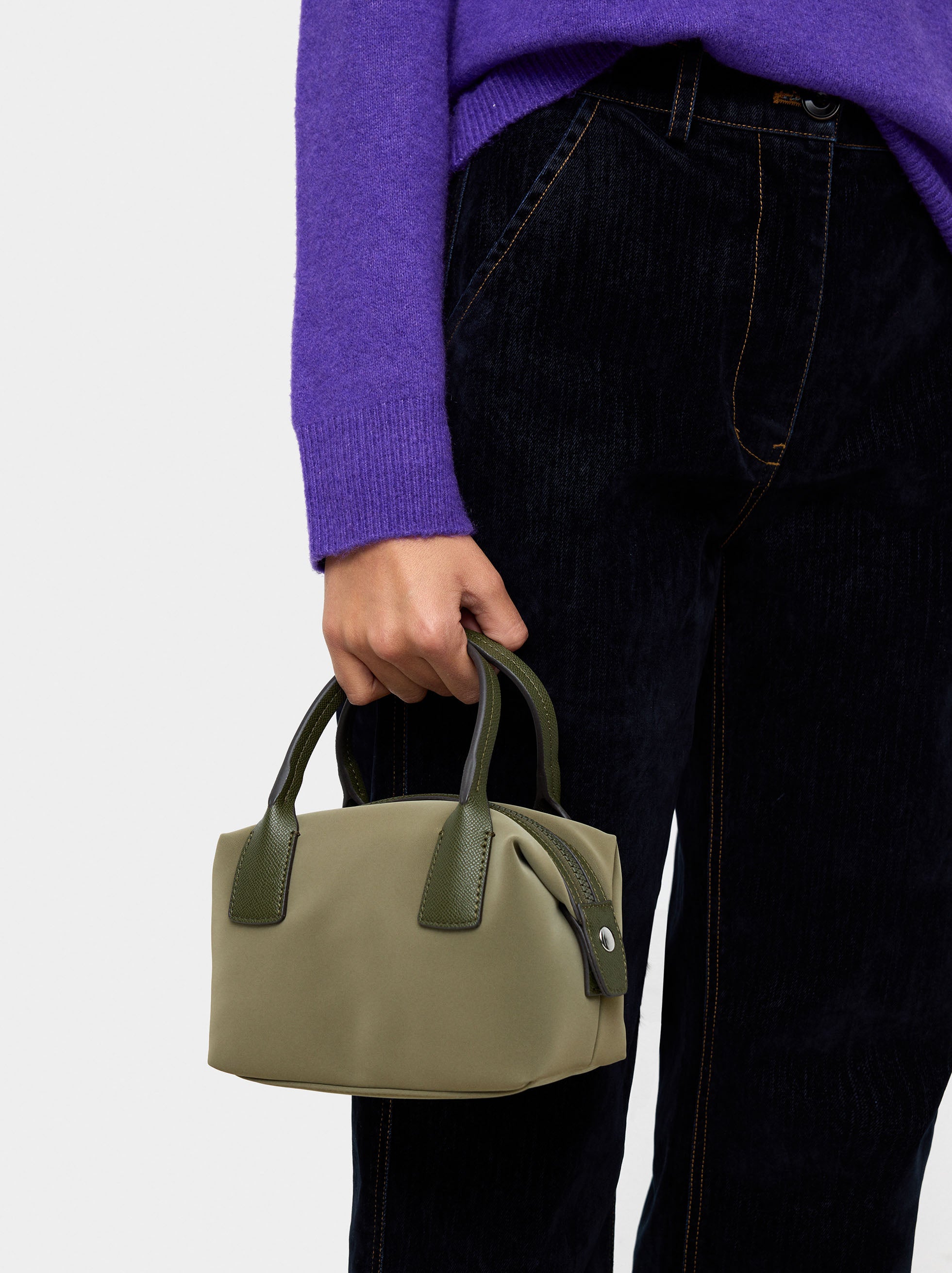 Bolso De Mano De Textura Suave