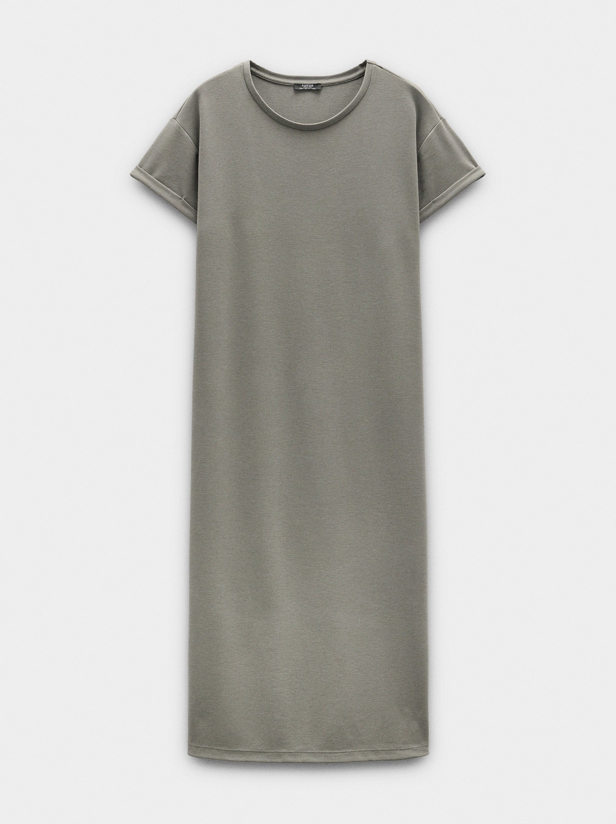 Vestido Midi Liso
