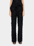 Pantalón Con Textura De Algodón