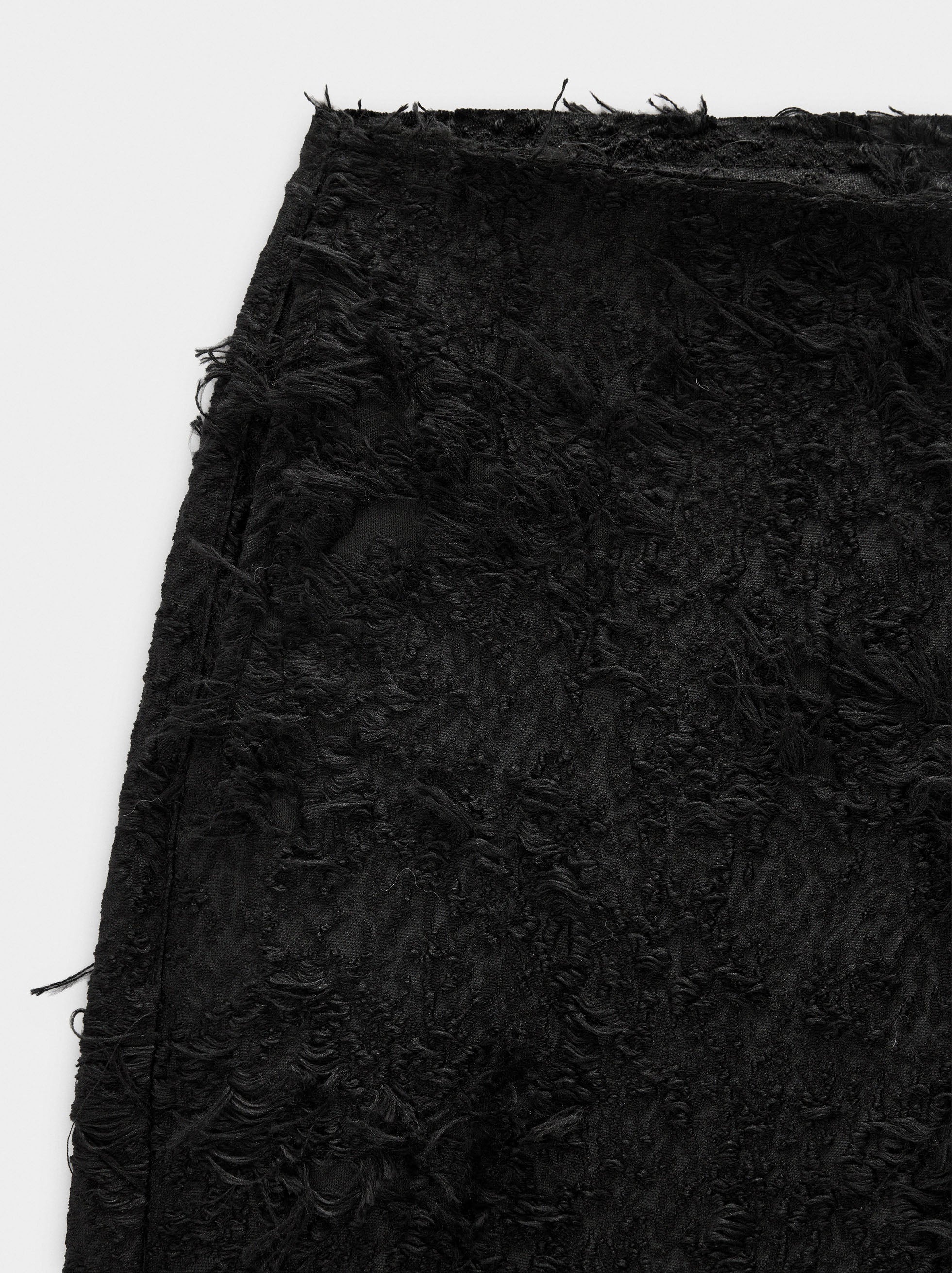 Pantalón Con Textura De Algodón