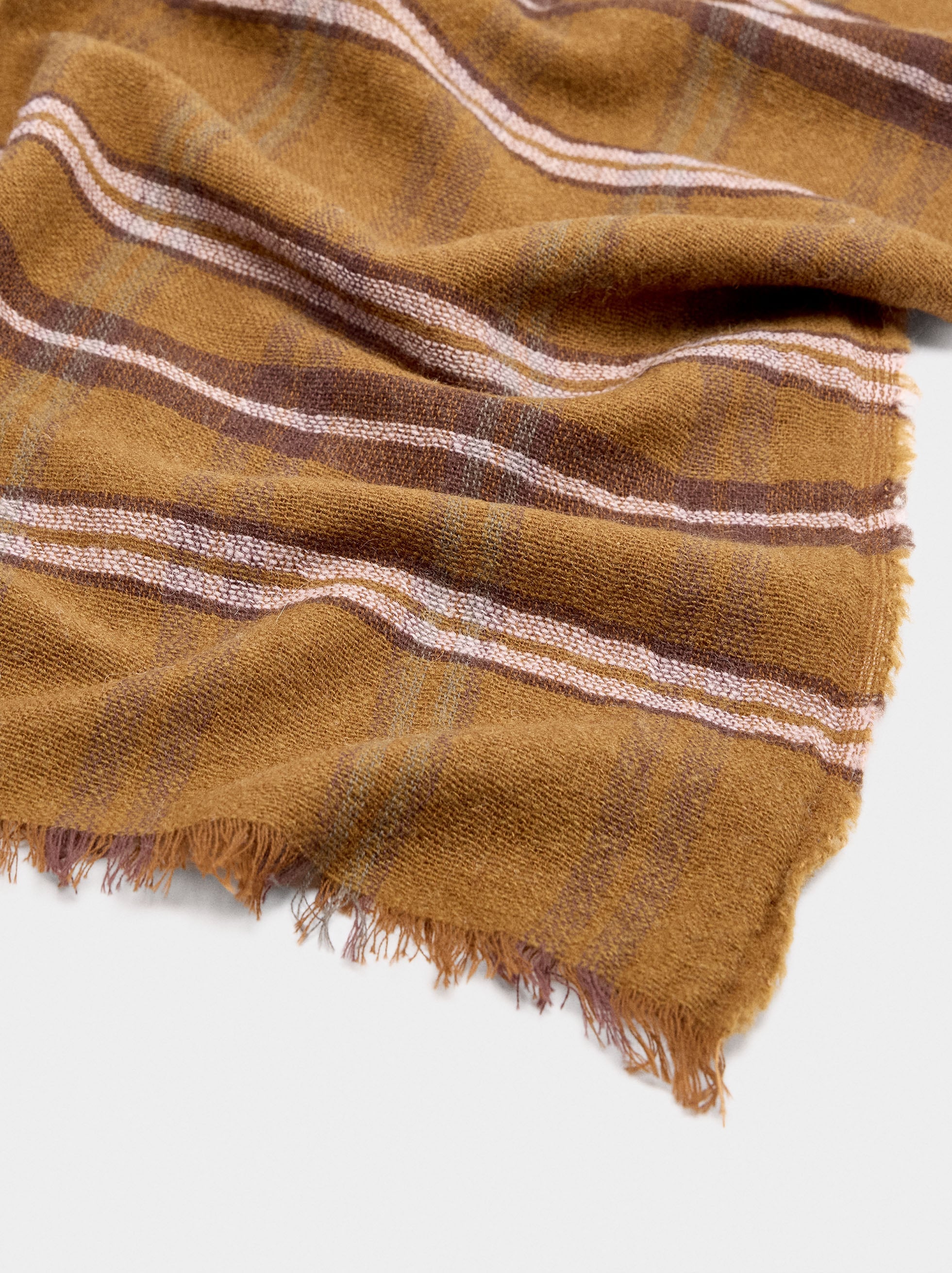Pashmina Estampada Con Lana