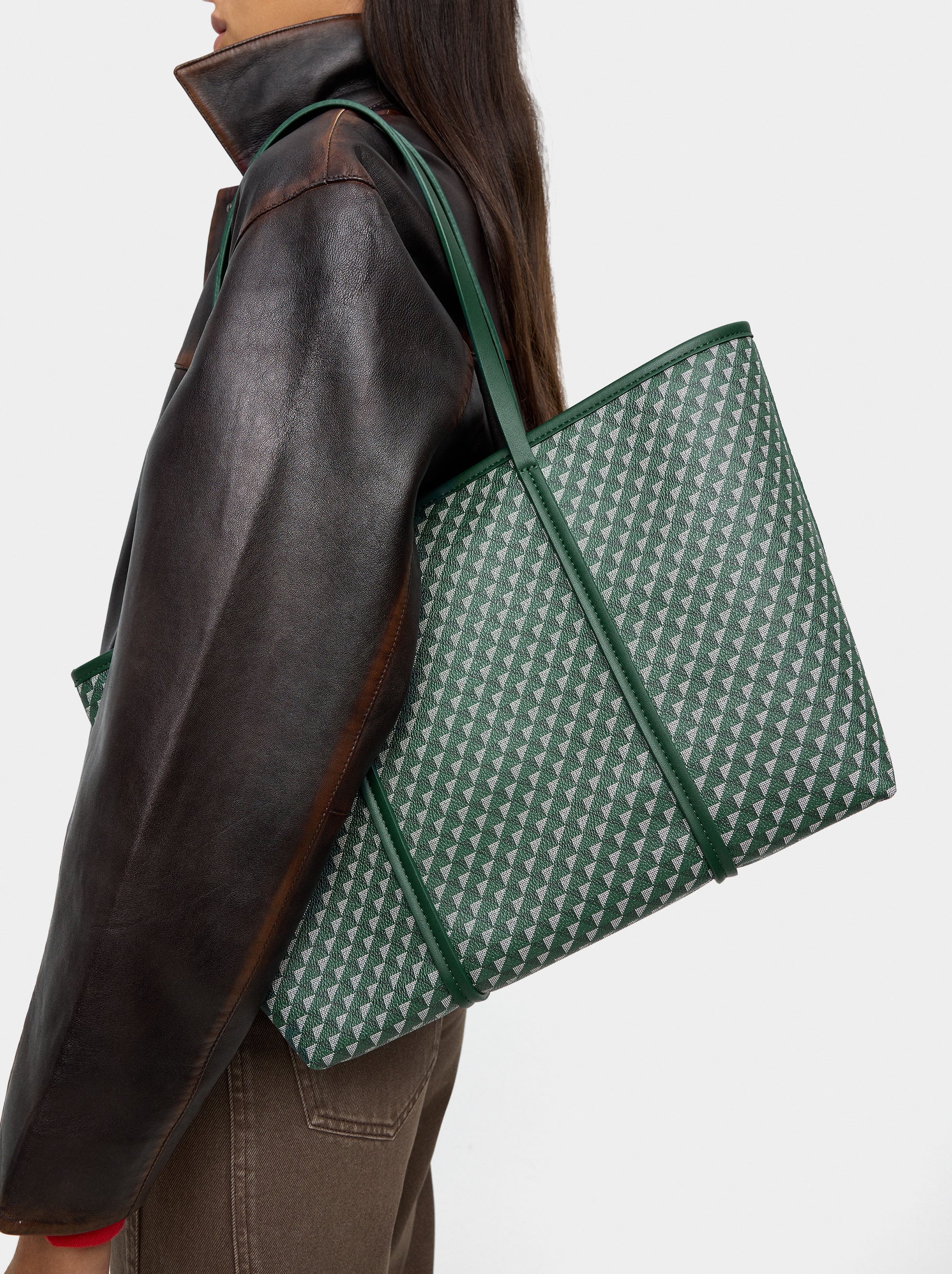 Bolso Shopper Estampado Con Bolsa Extraíble