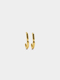 Pendientes Ear Jacket Segmentados - Acero Inoxidable