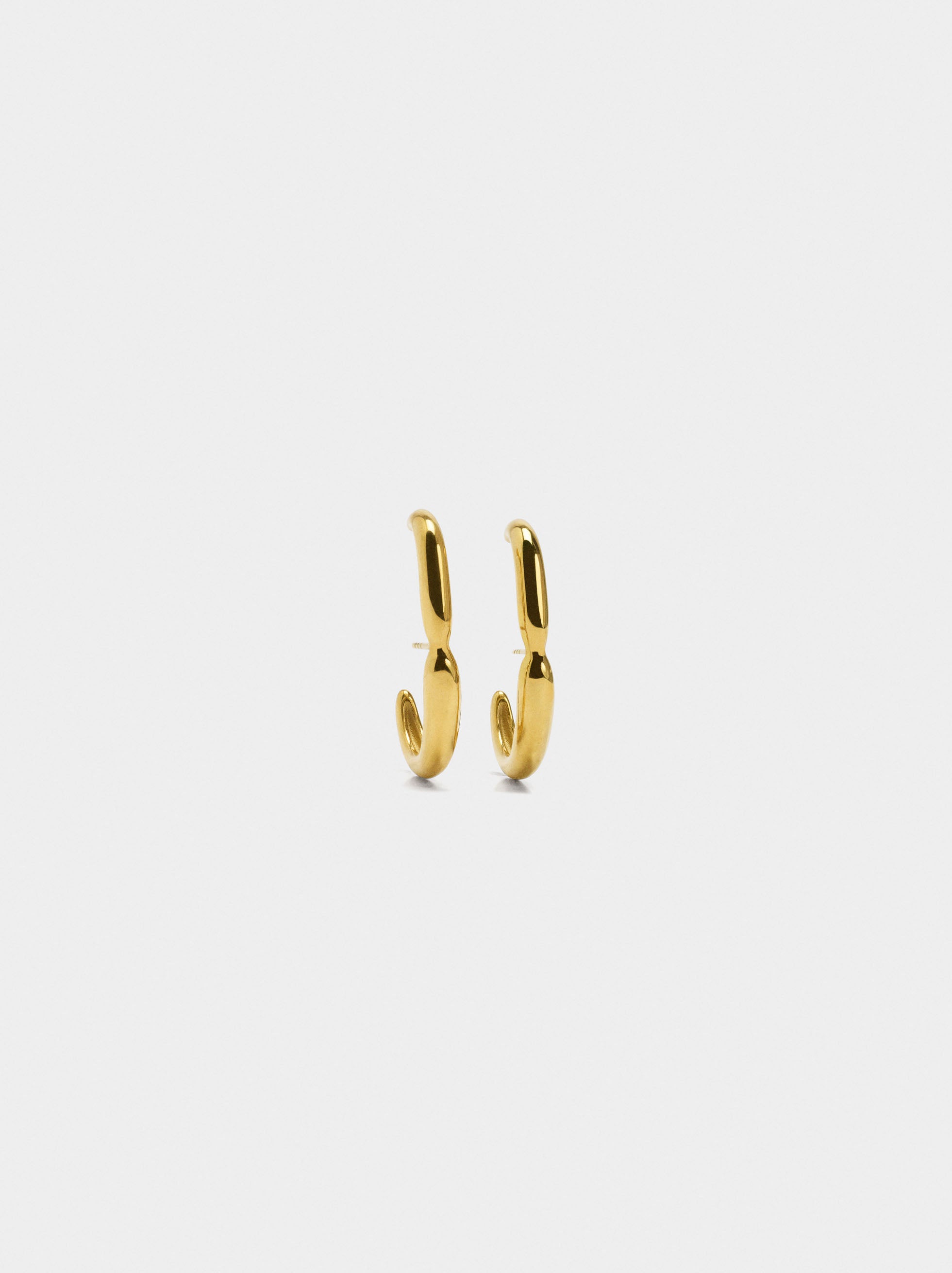 Pendientes Ear Jacket Segmentados - Acero Inoxidable