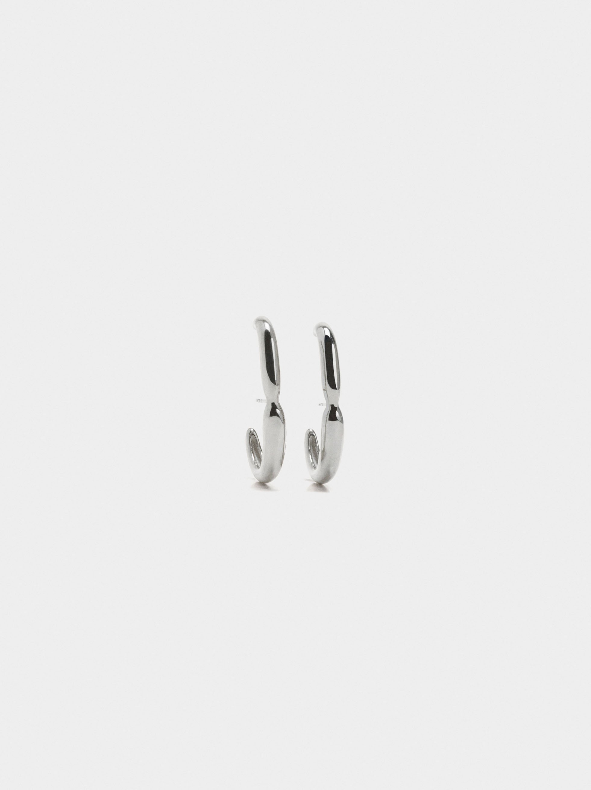 Pendientes Ear Jacket Segmentados - Acero Inoxidable