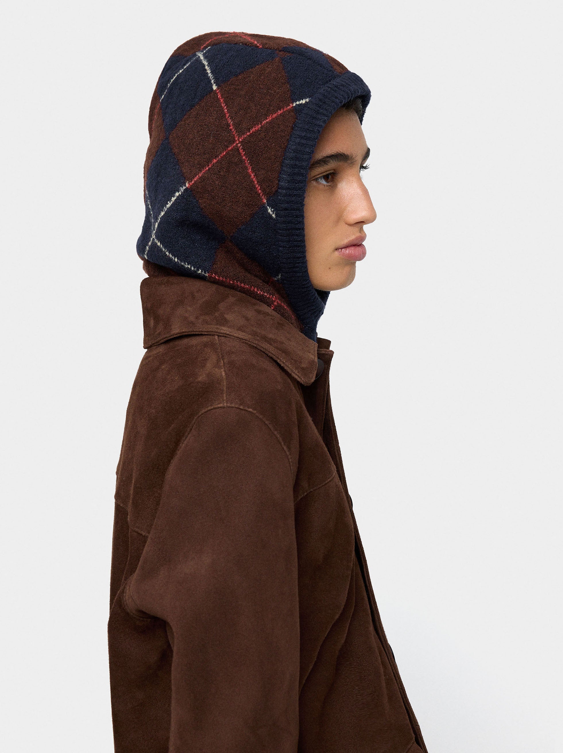 Balaclava De Jacquard Rombos
