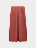 Falda Larga Efecto Arrugado