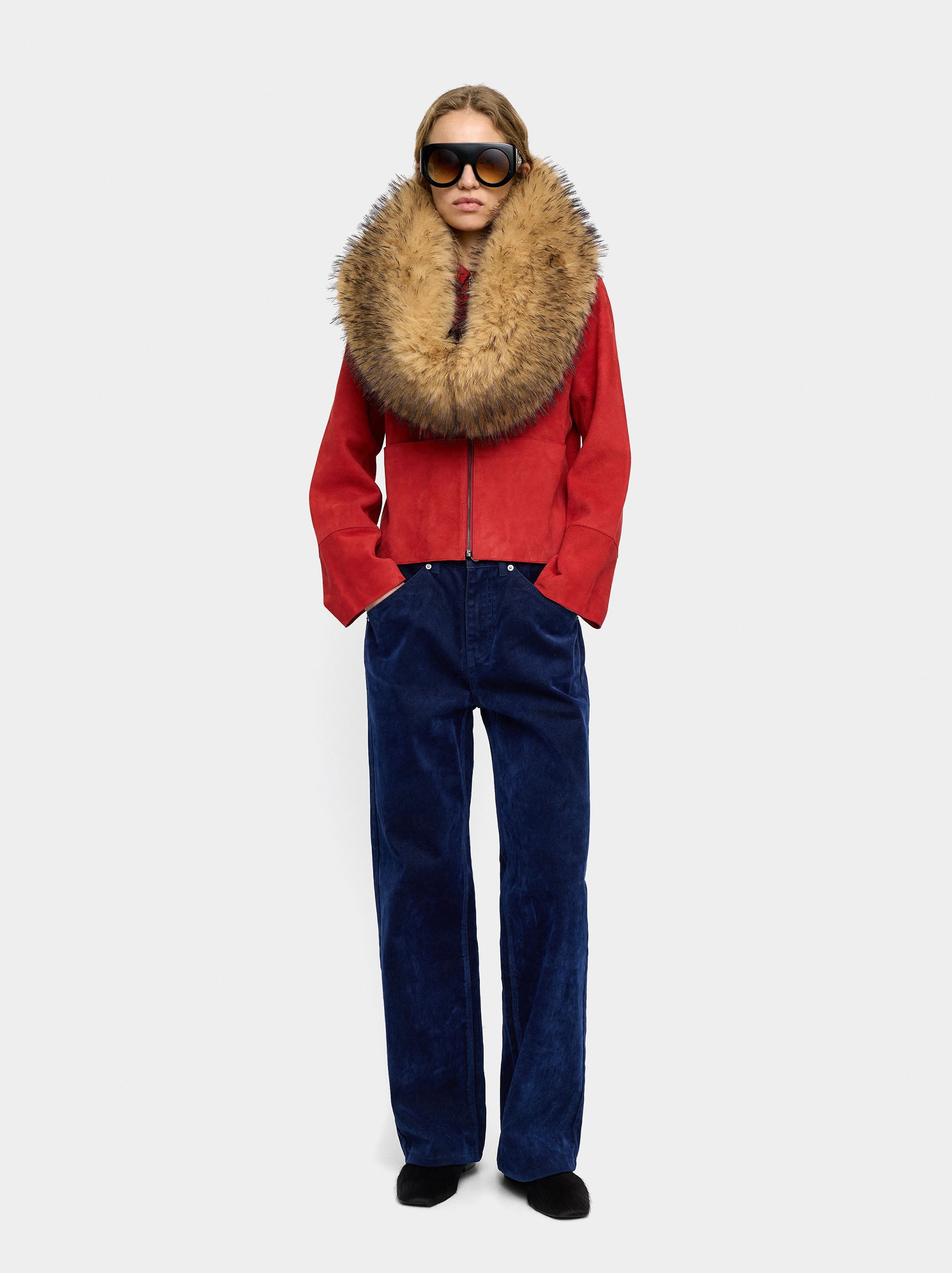 Pantalón Vaquero Efecto Terciopelo