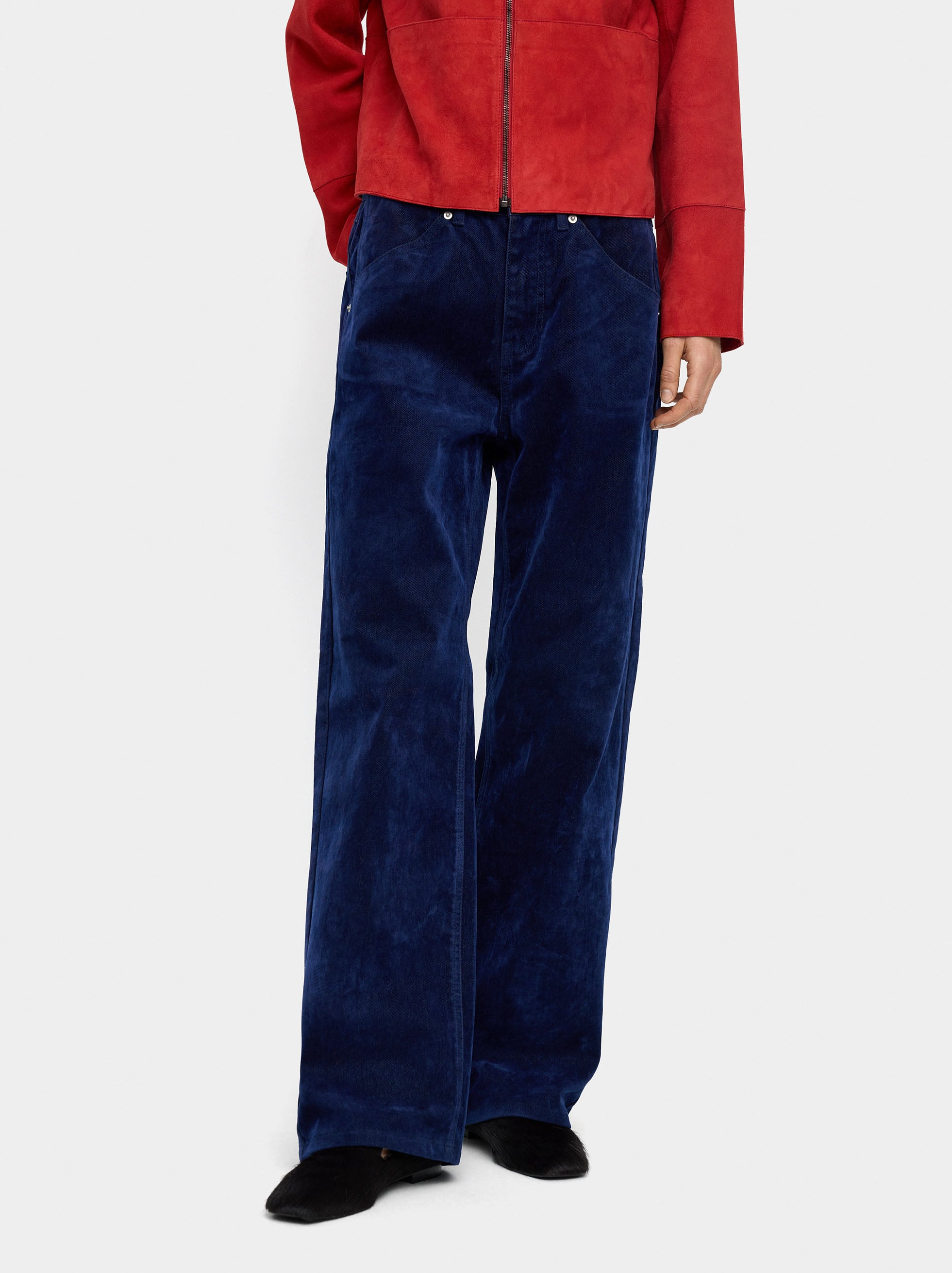Pantalón Vaquero Efecto Terciopelo