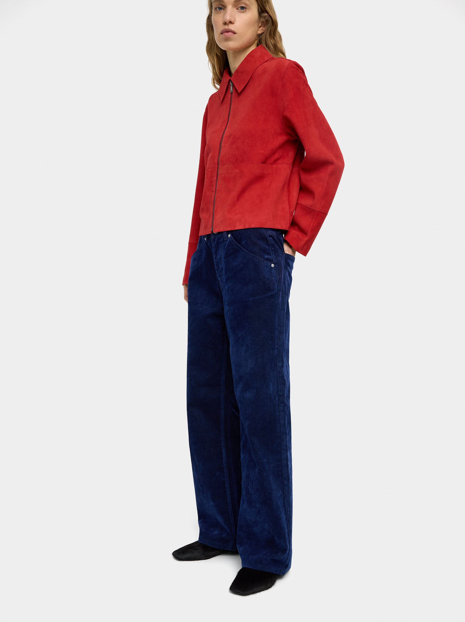 Pantalón Vaquero Efecto Terciopelo