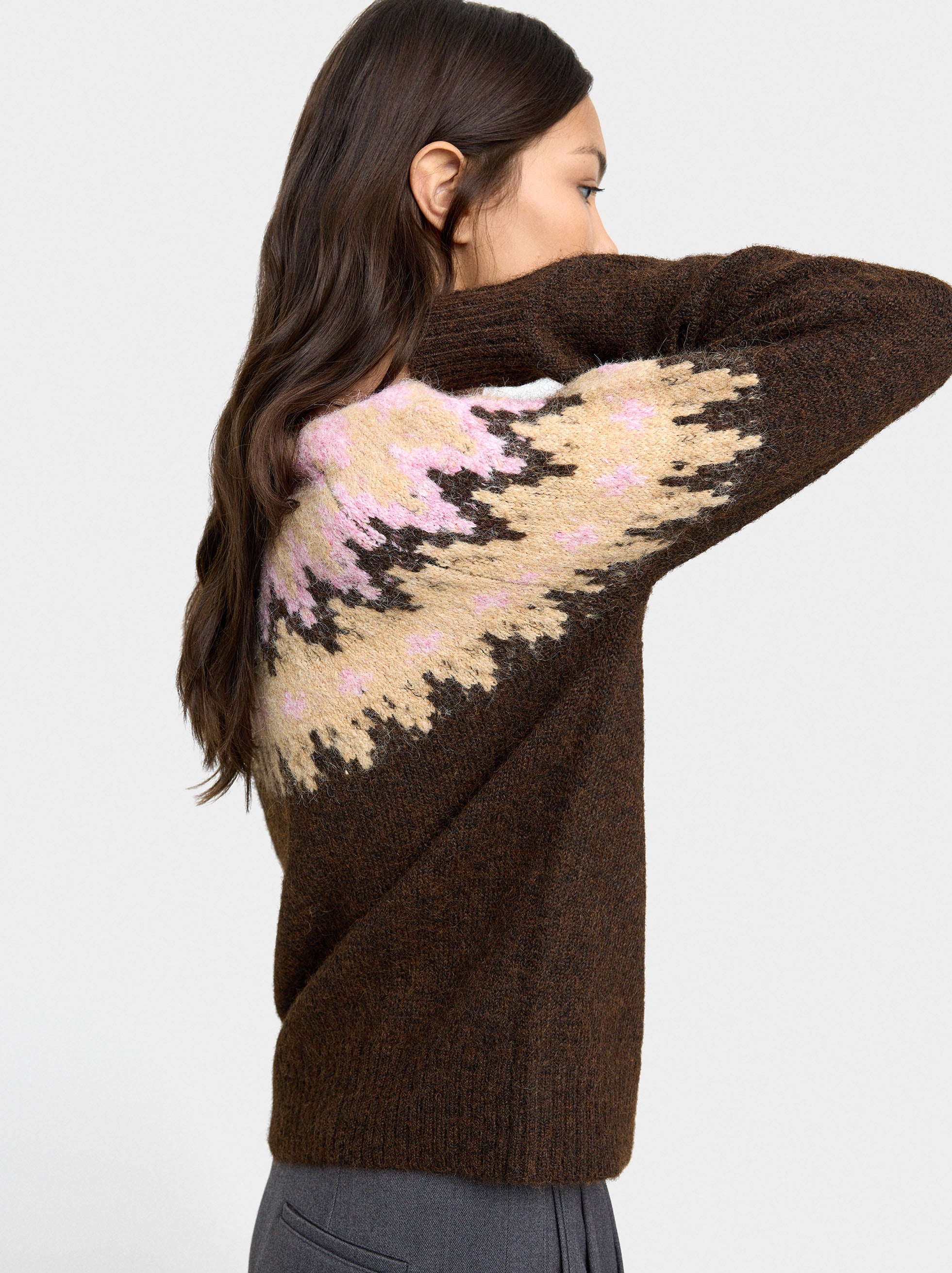 Jersey De Punto Jacquard