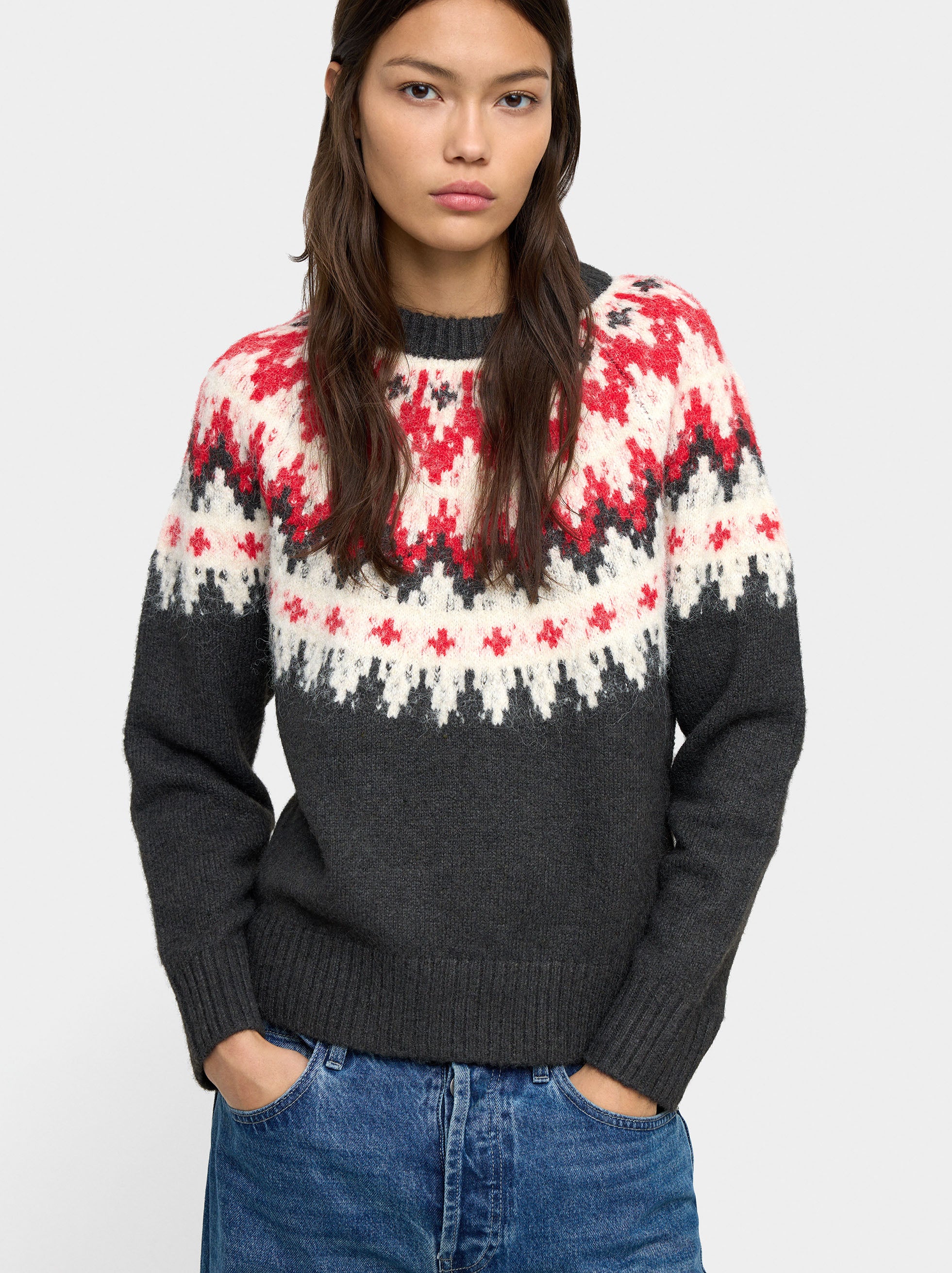 Jersey De Punto Jacquard