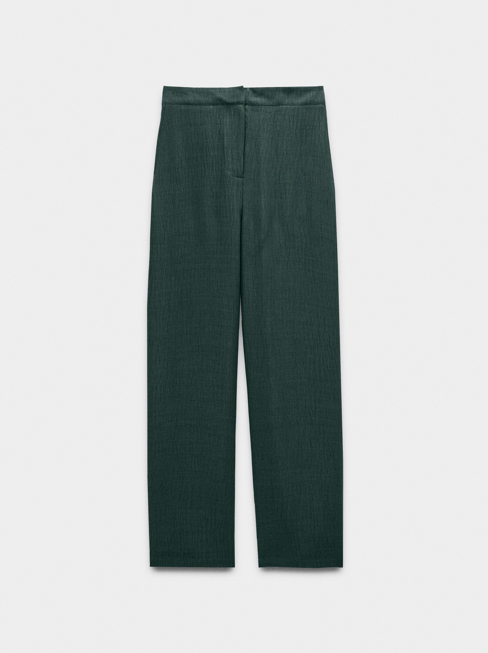 Pantalones Con Efecto Arrugado