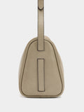 Bolso Bandolera Con Detalles De Piel