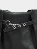 Bolso Bombonera Con Pliegues Laterales