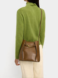 Bolso Bombonera Con Pliegues Laterales