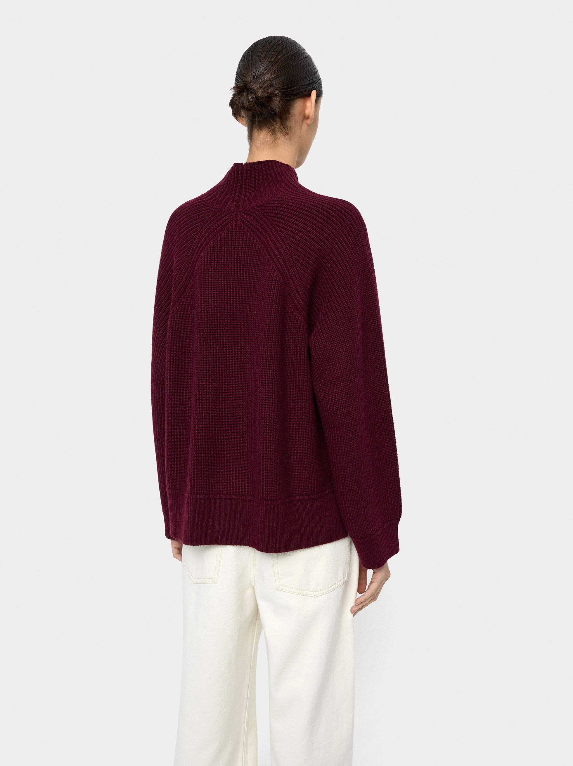 Jersey De Punto Cuello Alto