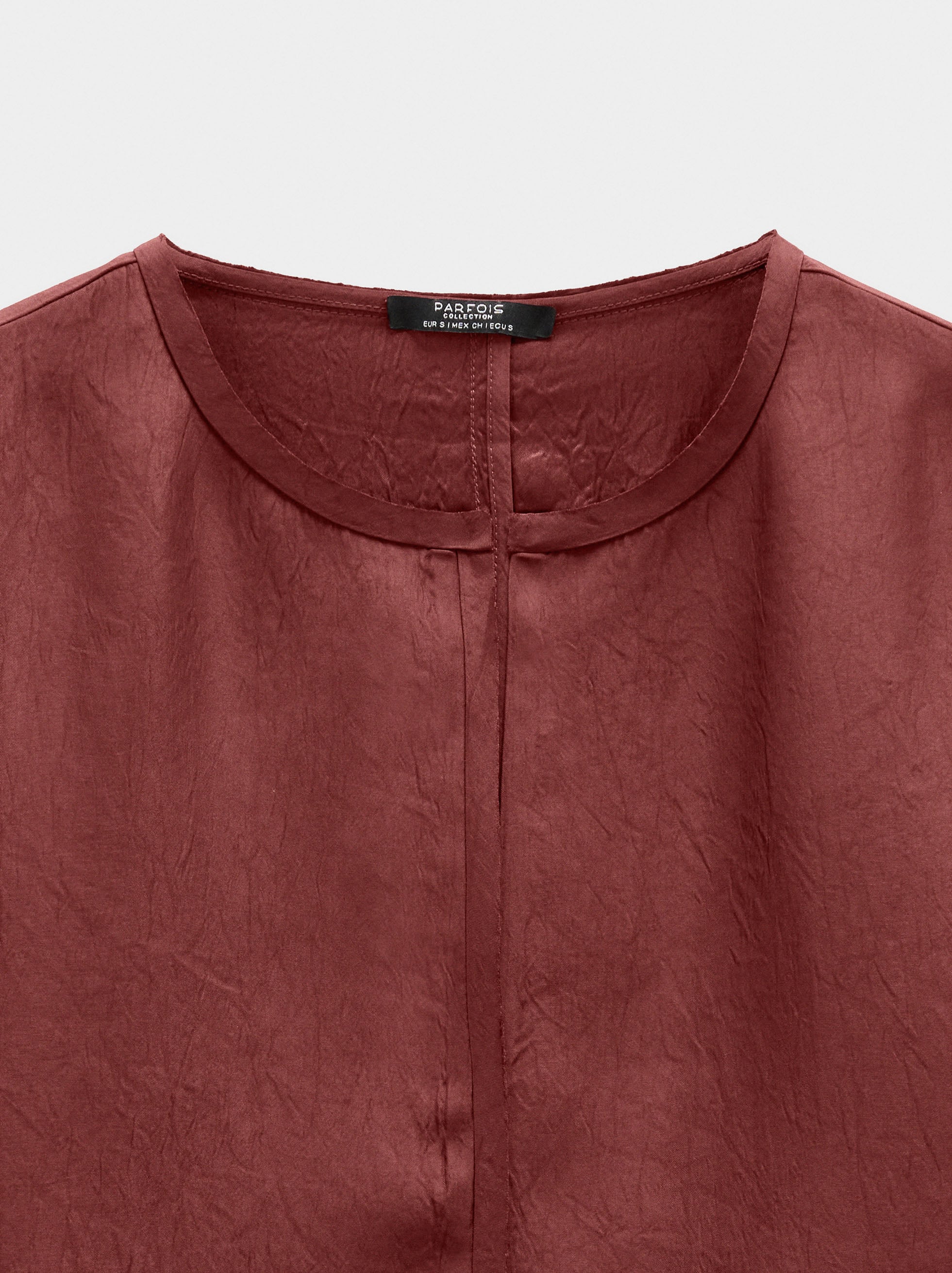 Blusa Efecto Arrugado