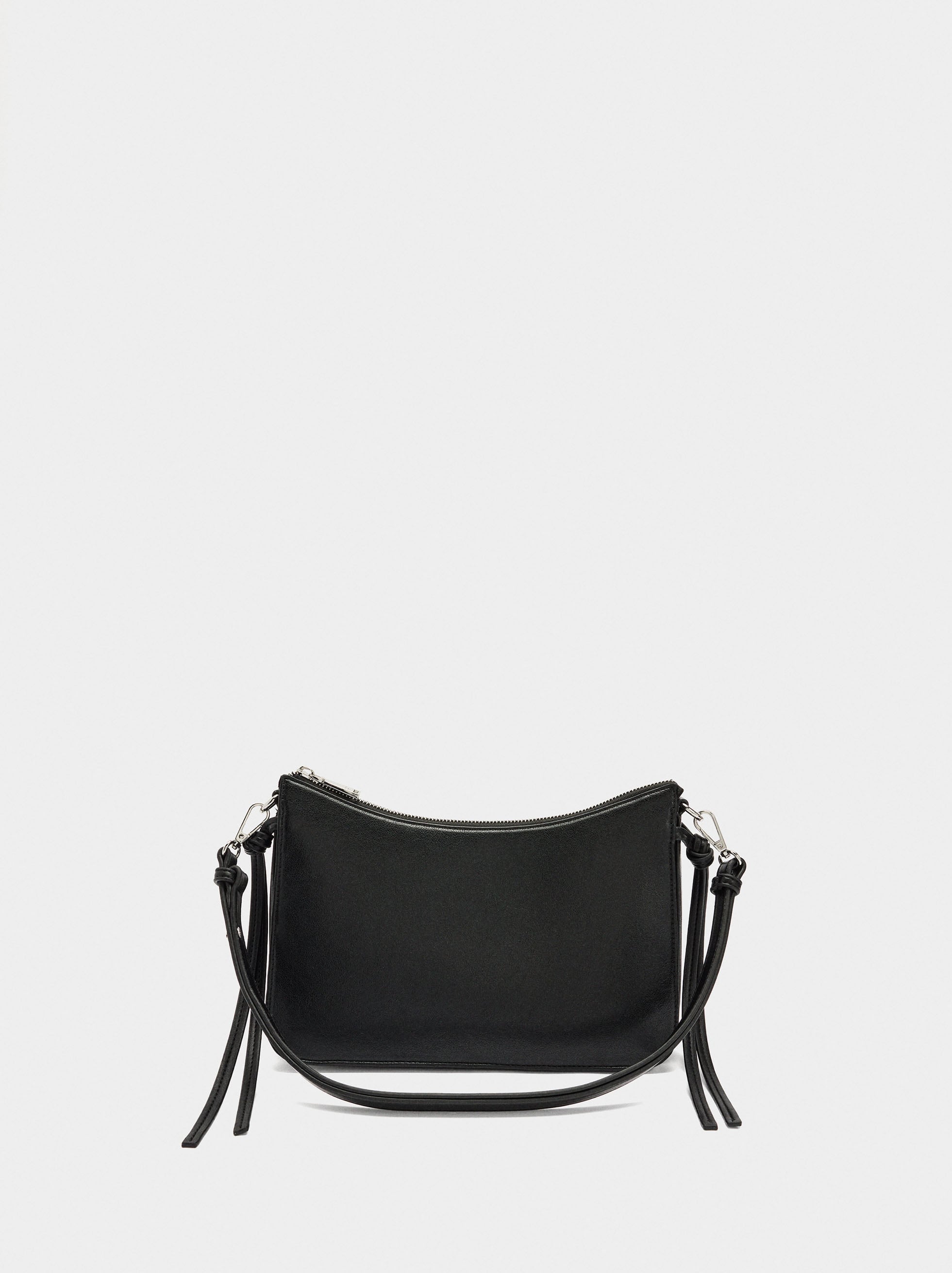 Bolso Bandolera Con Tiras Laterales