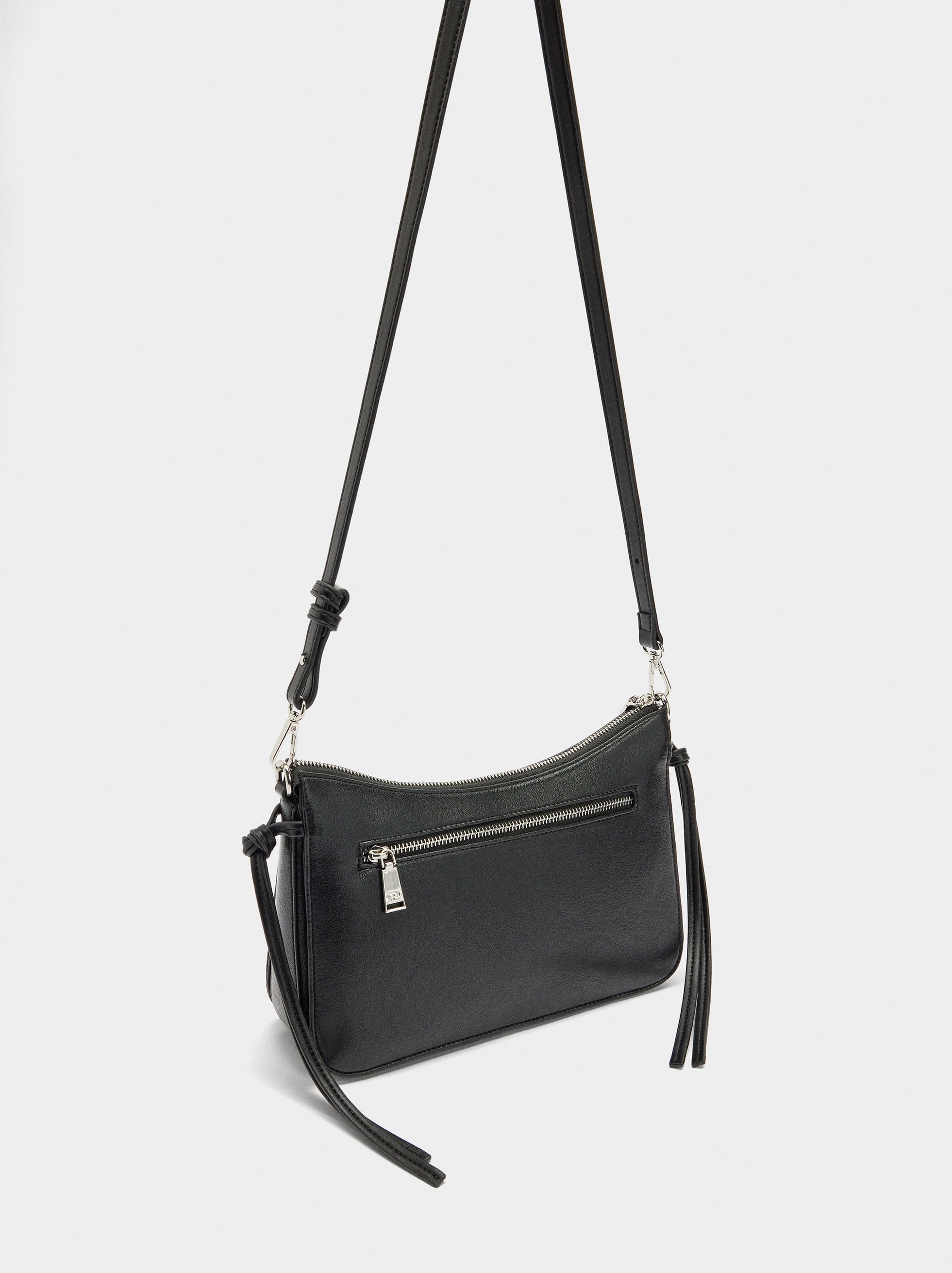 Bolso Bandolera Con Tiras Laterales