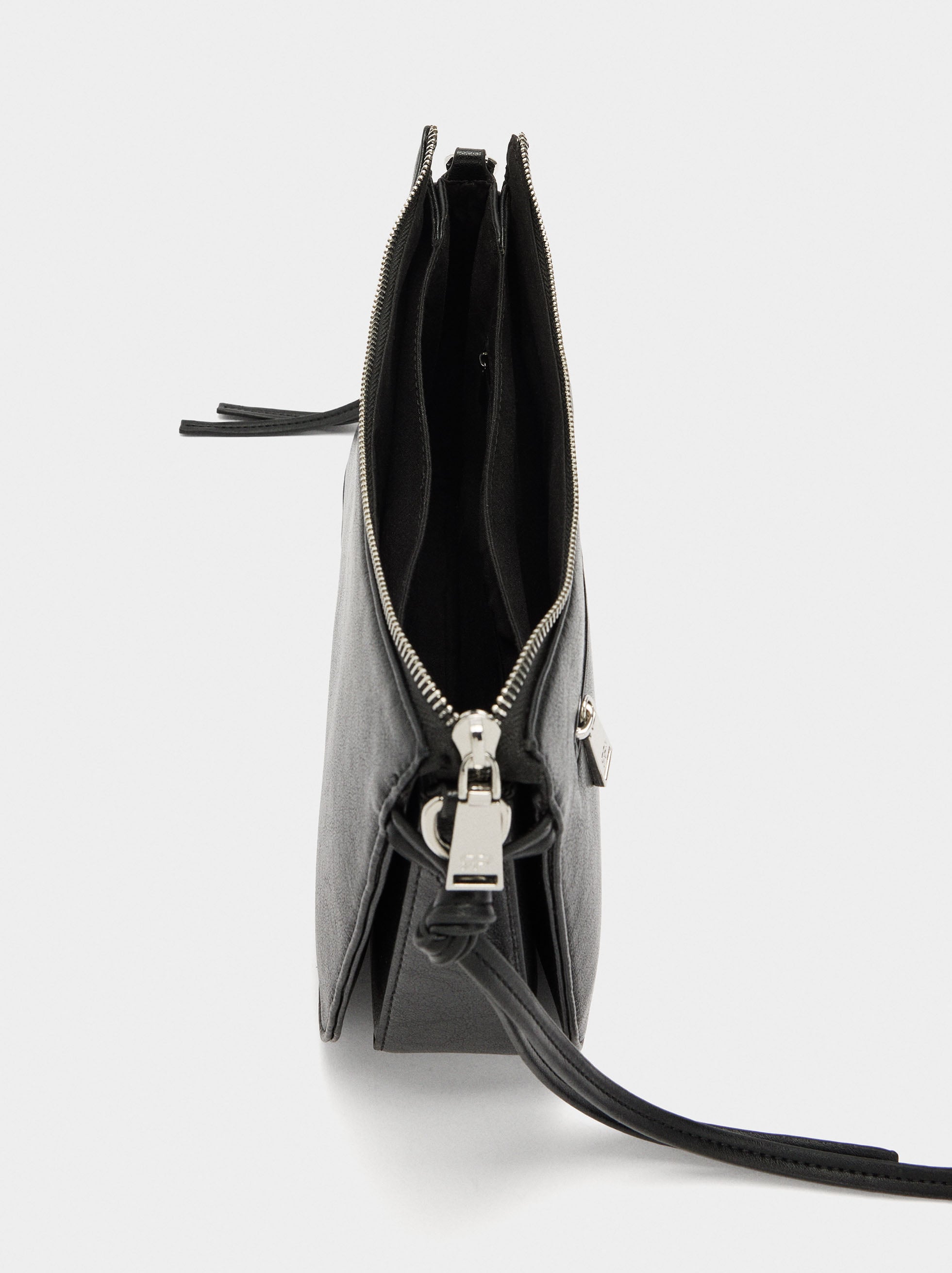 Bolso Bandolera Con Tiras Laterales